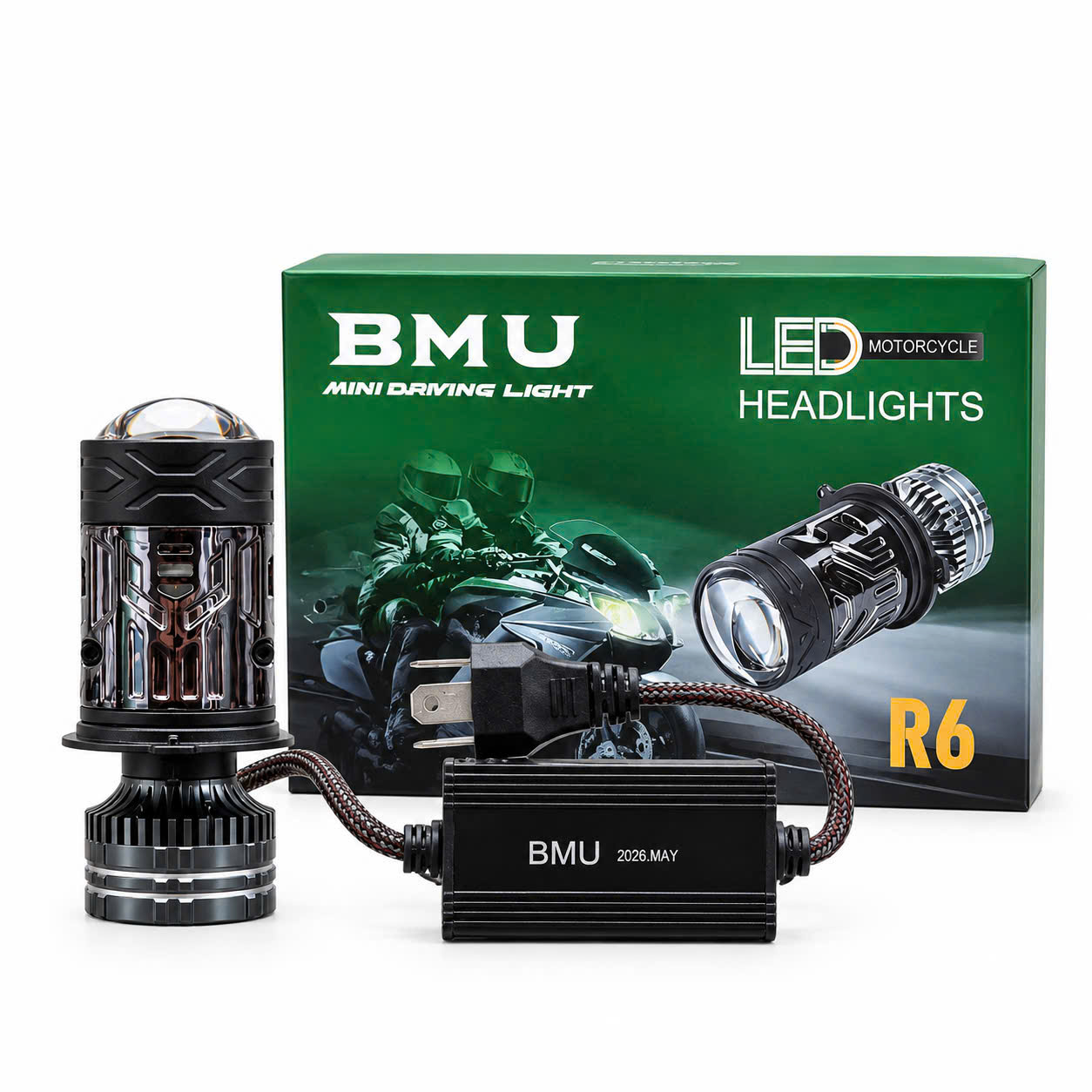BÓNG LED BMU R6 BI CẦU QUẠT TẢN NHIỆT